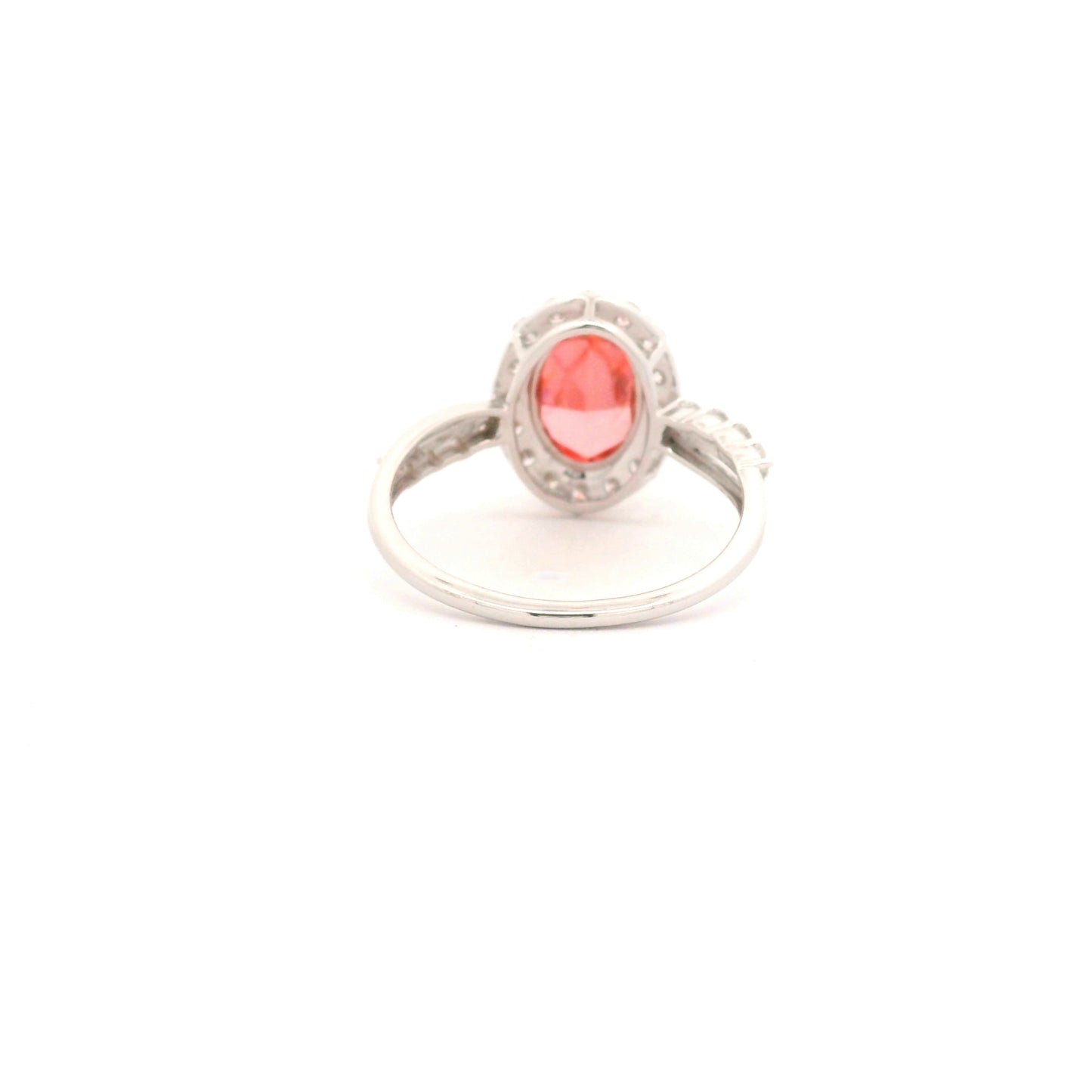 2.67 Carats Pink Lab Grown Diamond 14K Gold Ring