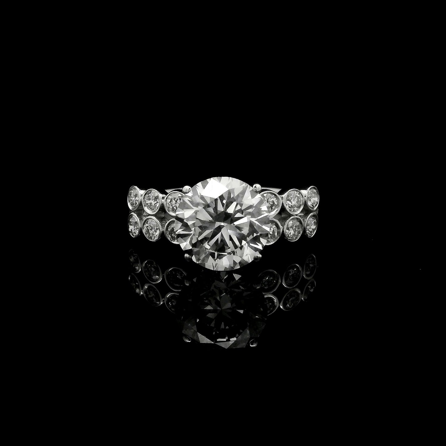 2.38 Carats Lab Grown Diamond 14K Gold Ring