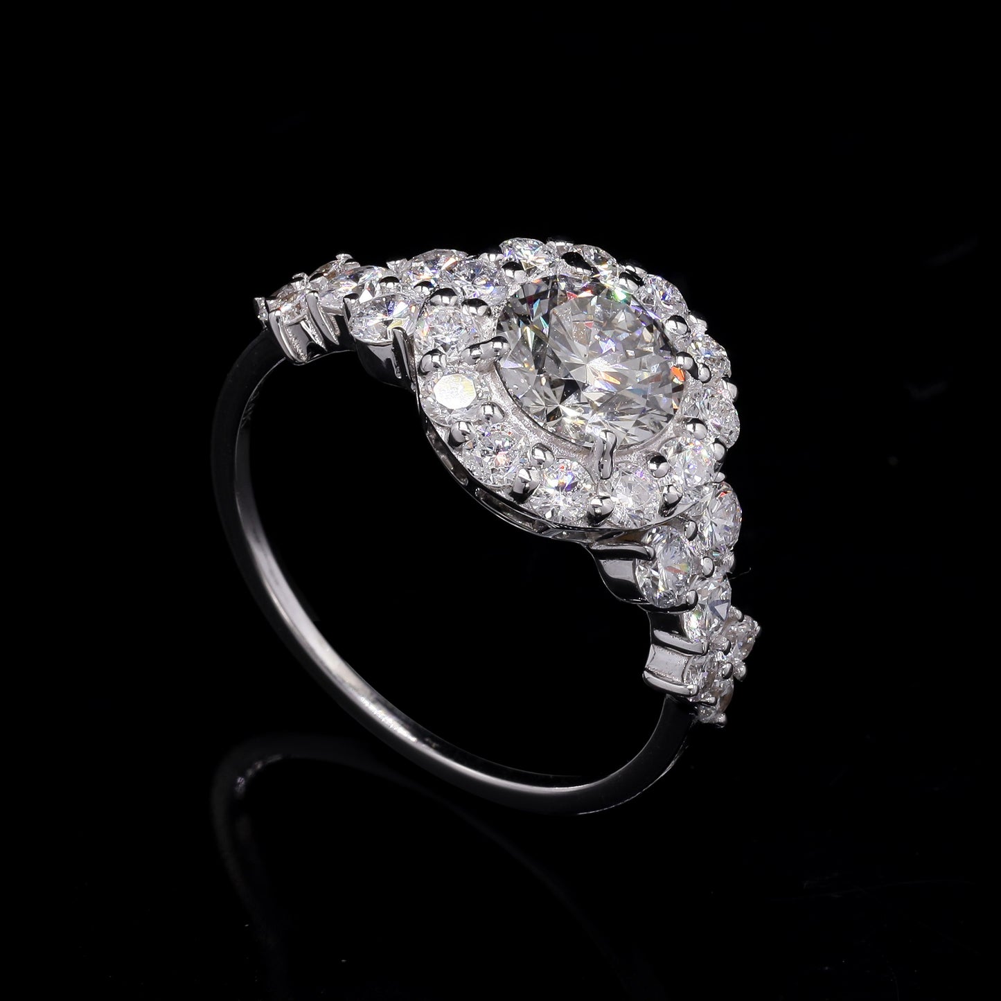 2.12 Carats Lab Grown Diamond 14K Gold Ring