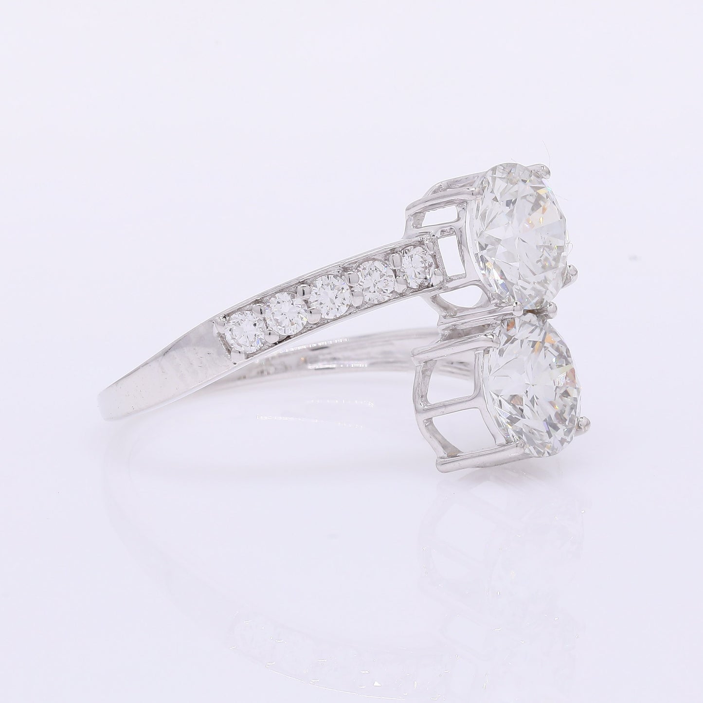 2.29 Carats Lab Grown Diamond 14K Gold Ring
