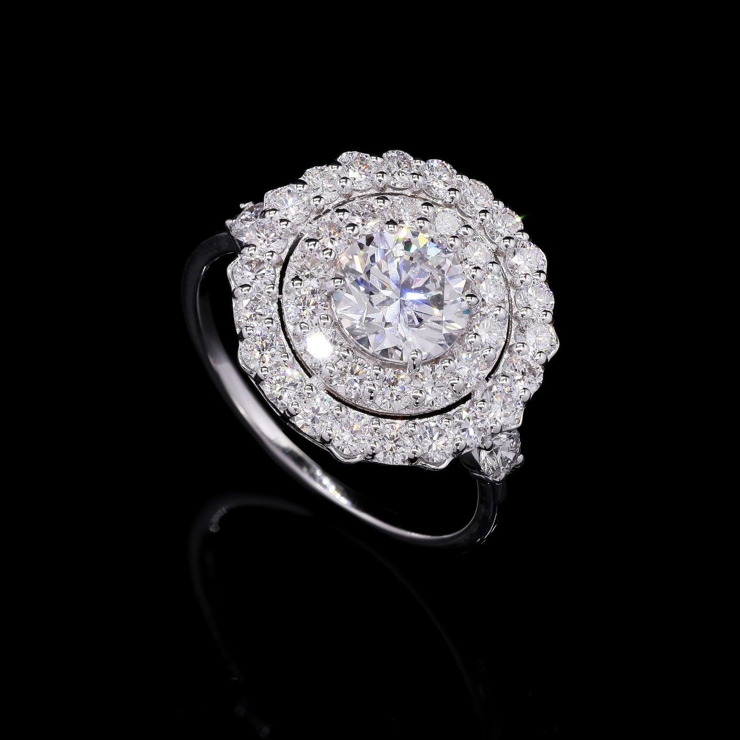 2.28 Carats Lab Grown Diamond 14K Gold Ring