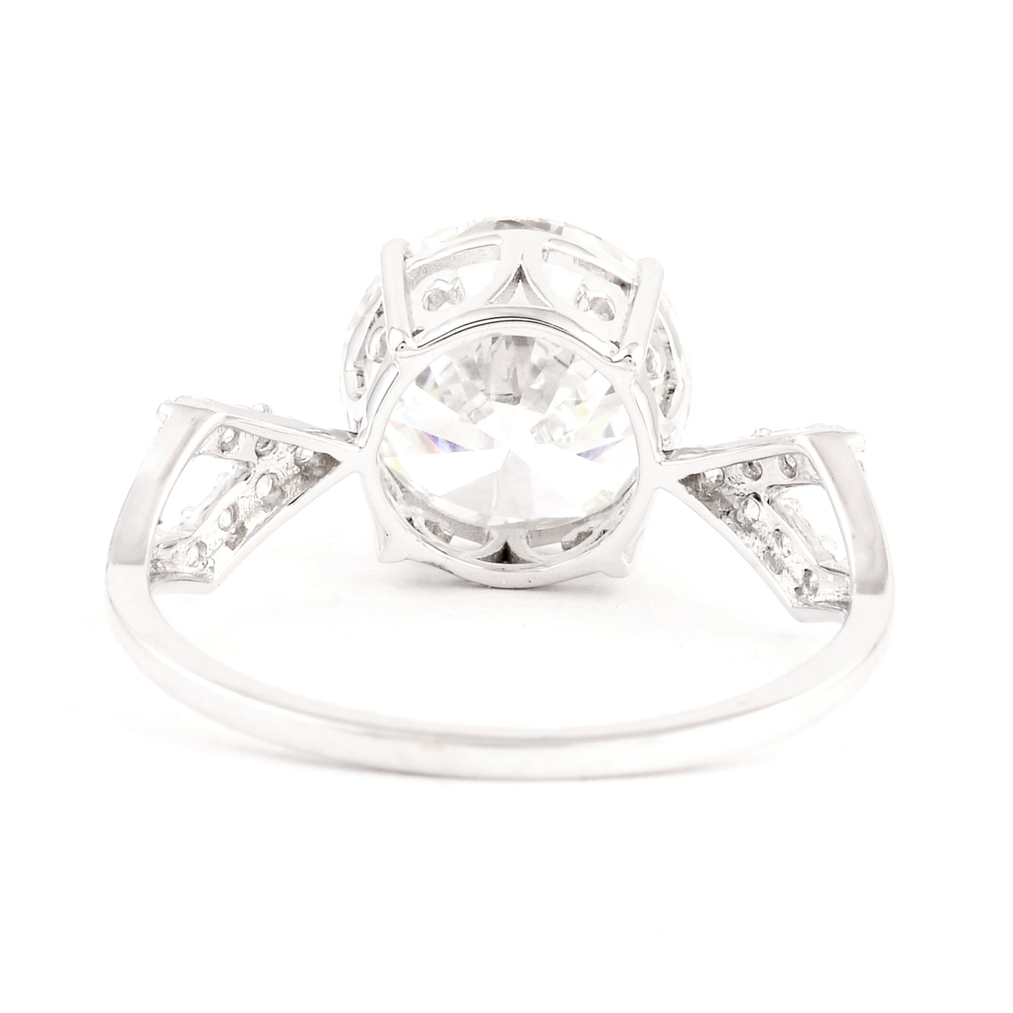 3.03 Carats Lab Grown Diamond 14K Gold Ring