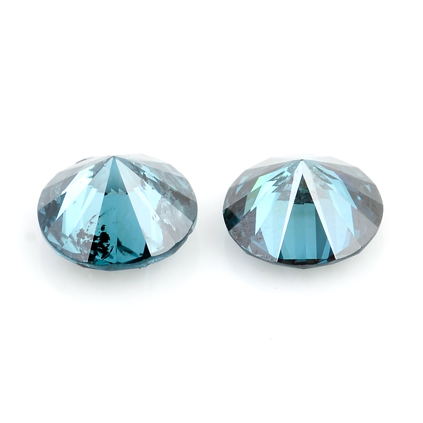 0.52 Blue Diamond Round Loose Gemstone
