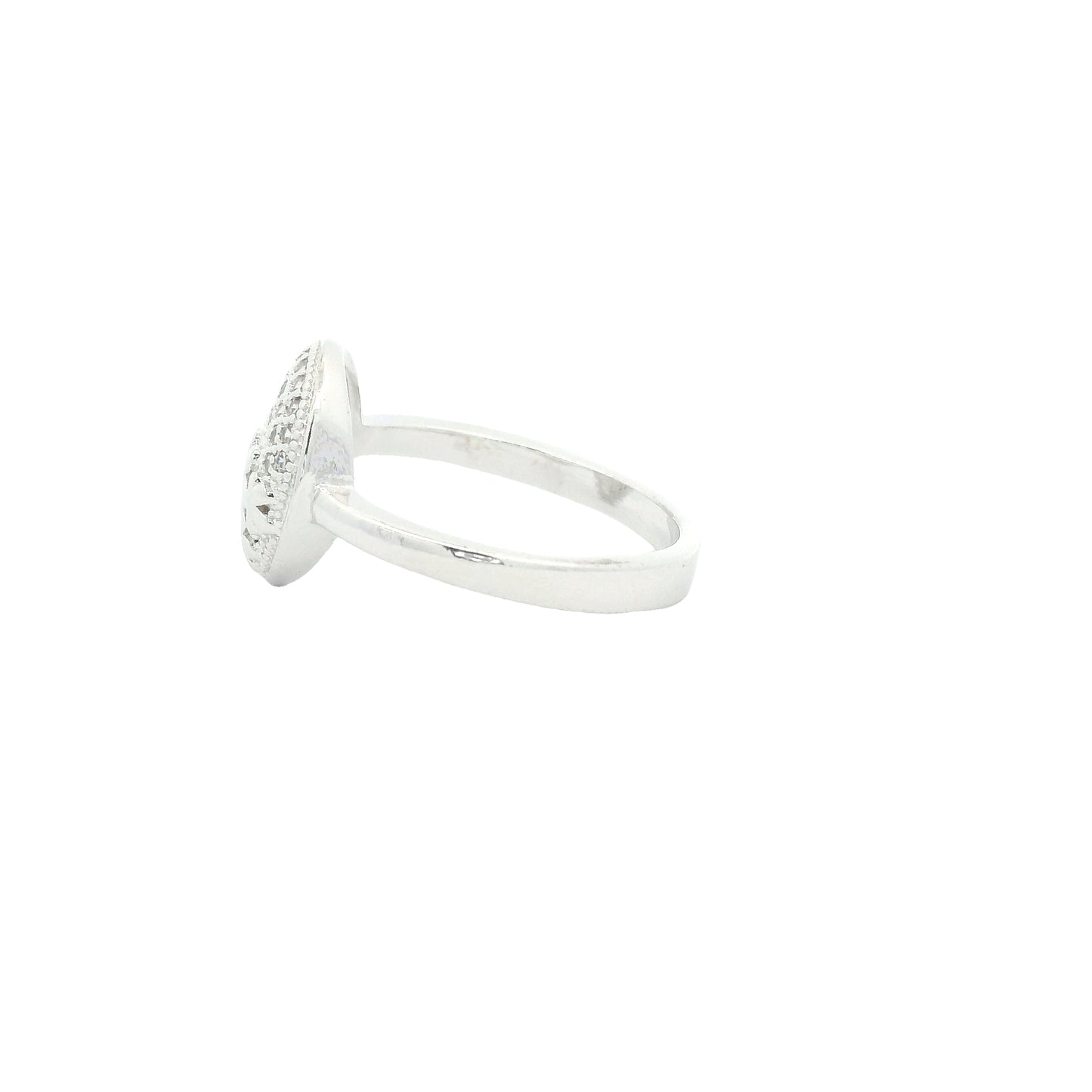 1.26 Ct Cubic Zirconia 925 Sterling Silver Ring