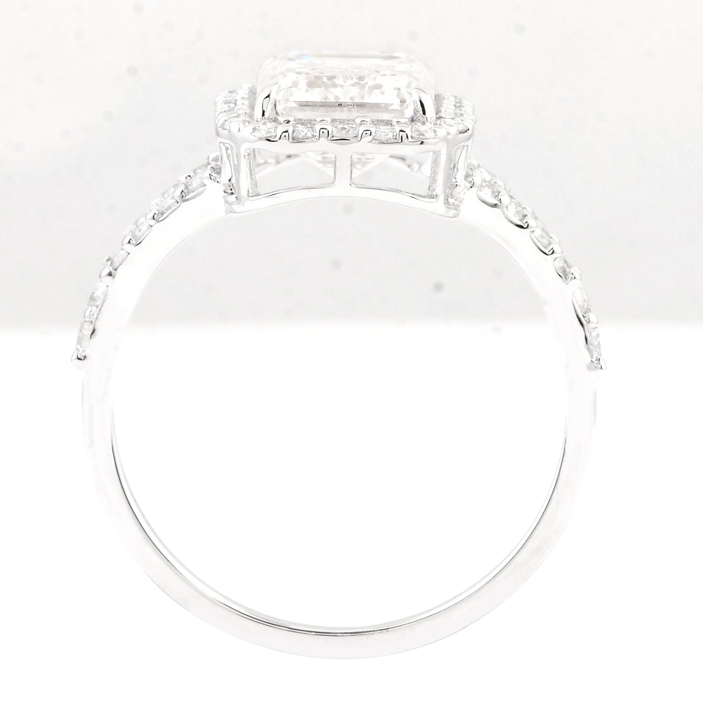 3.40 Carats Lab Grown Diamond 14K Gold Ring