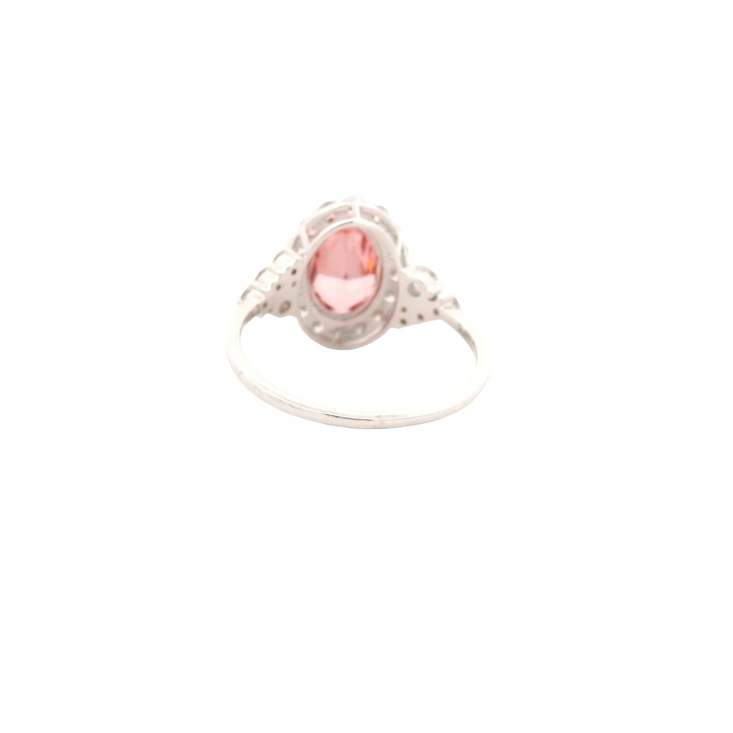 2.73 Carats Pink Lab Grown Diamond 14K Gold Ring