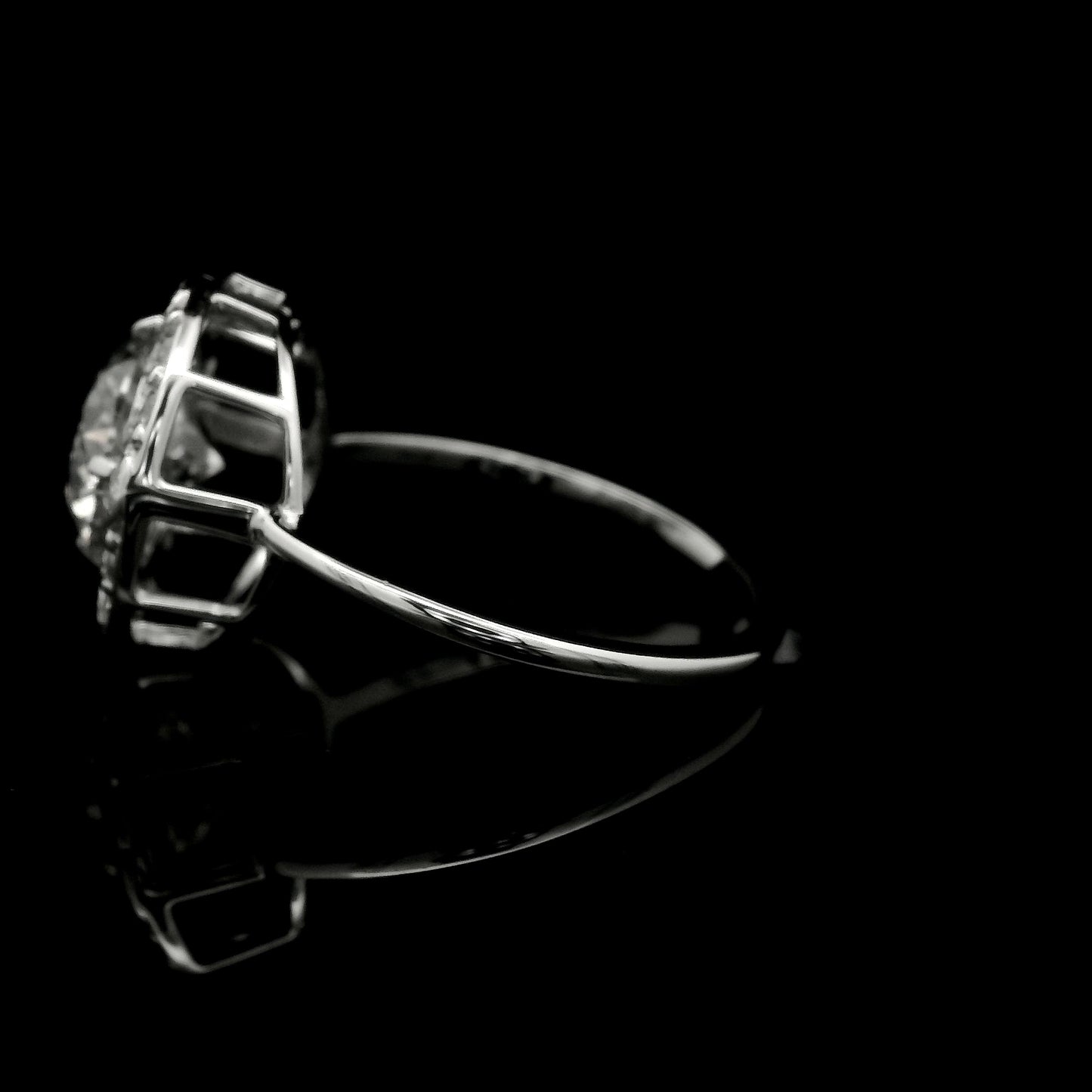 2.19 Carats Lab Grown Diamond 14K Gold Ring