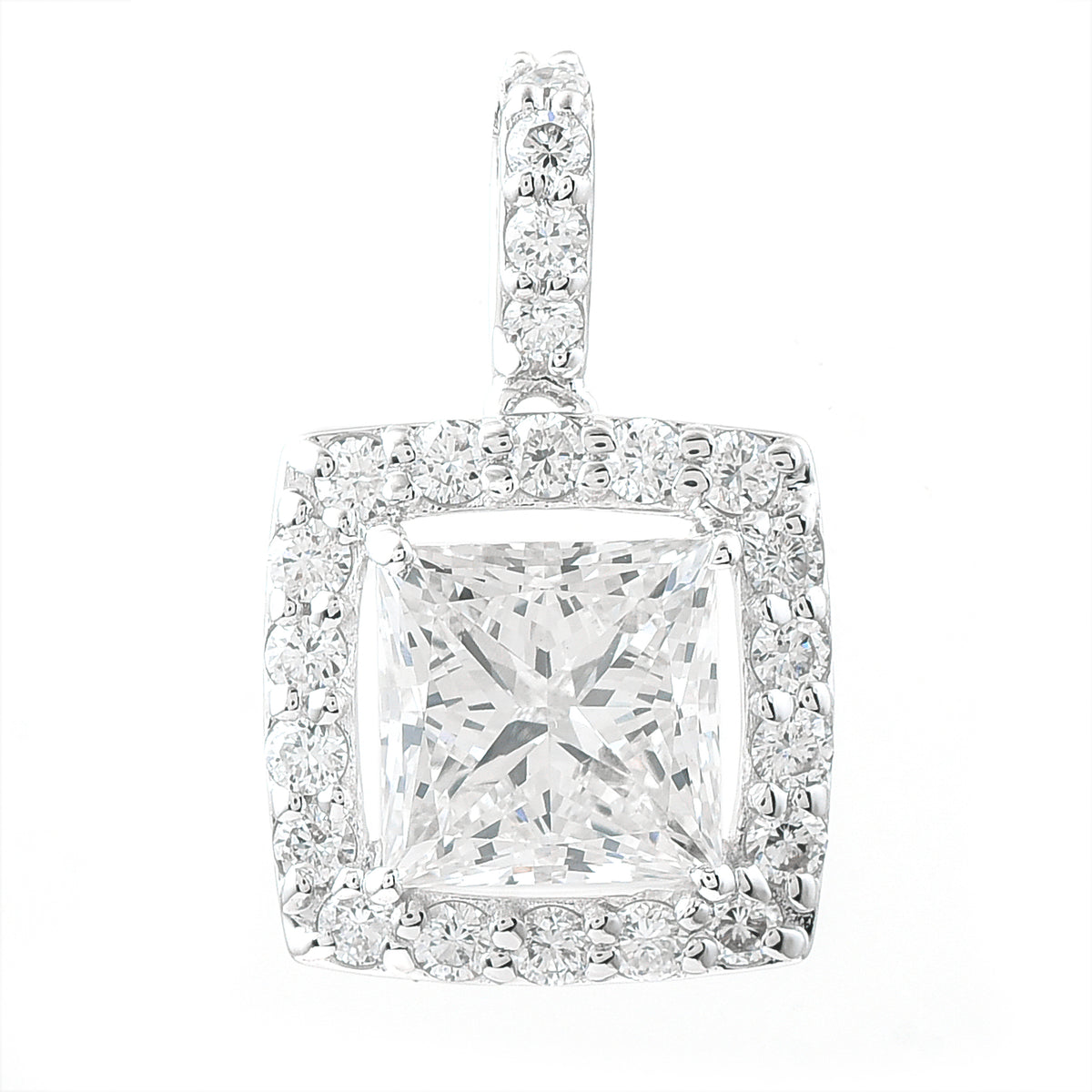 2.57 Carats Lab Grown Diamond 14K Gold Pendant