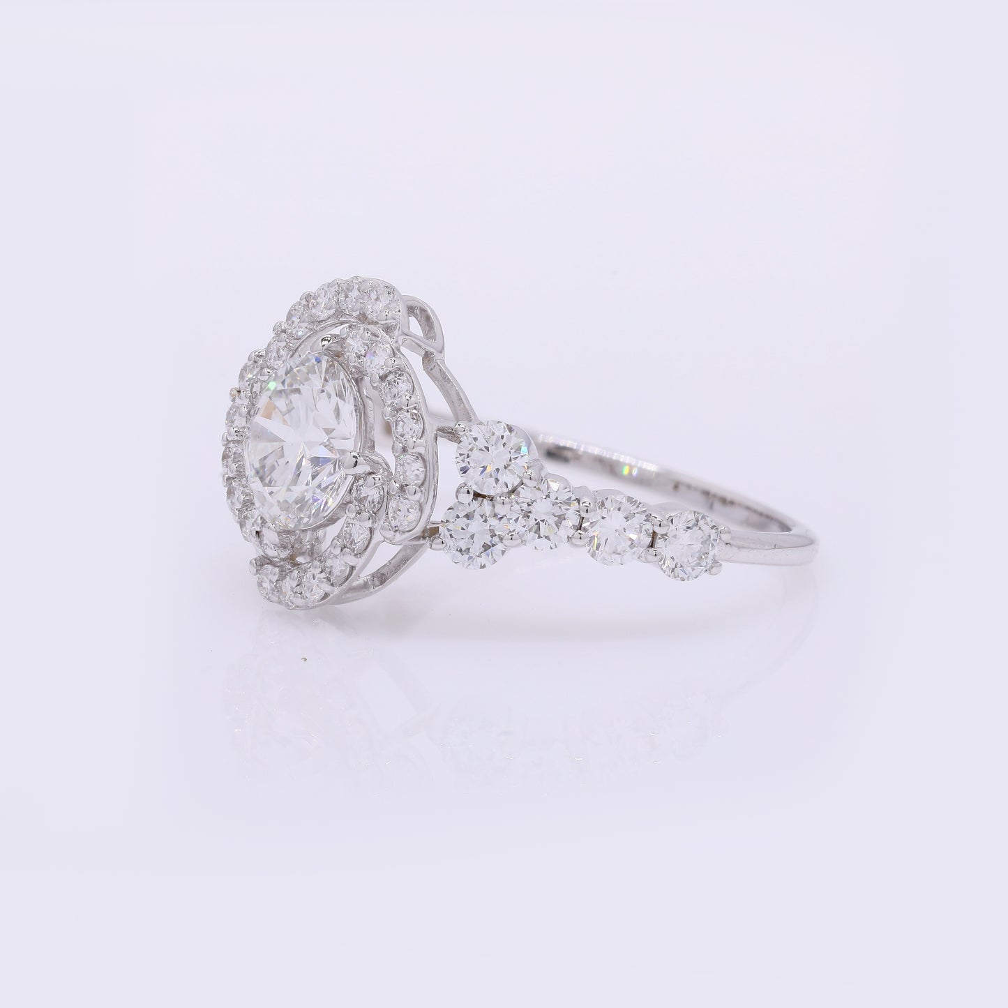 2.00 Carats Lab Grown Diamond 14K Gold Ring