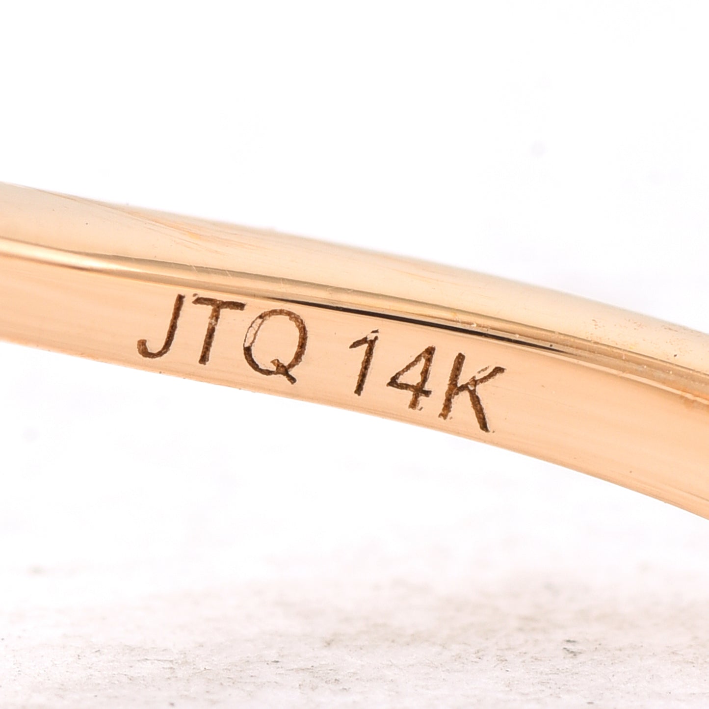 0.54 Ct Pear Diamond 14K Gold Ring