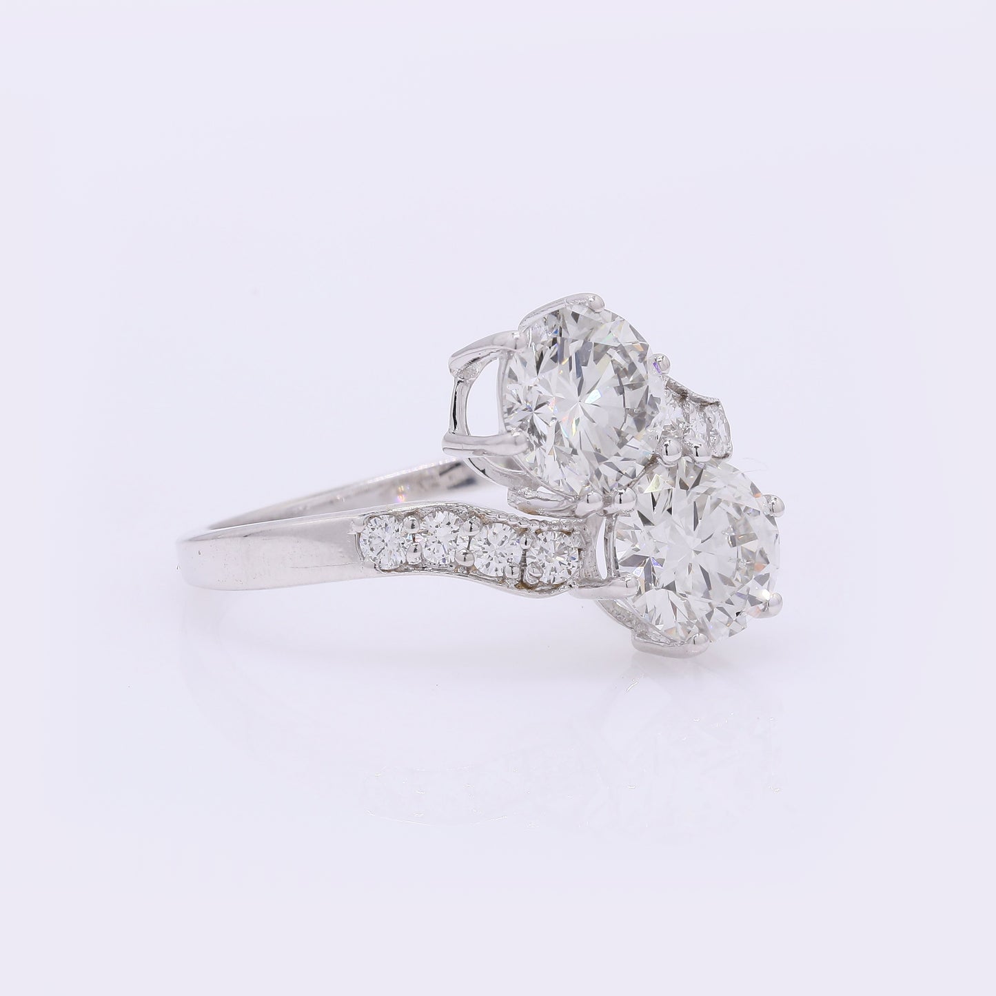 2.37 Carats Lab Grown Diamond 14K Gold Ring