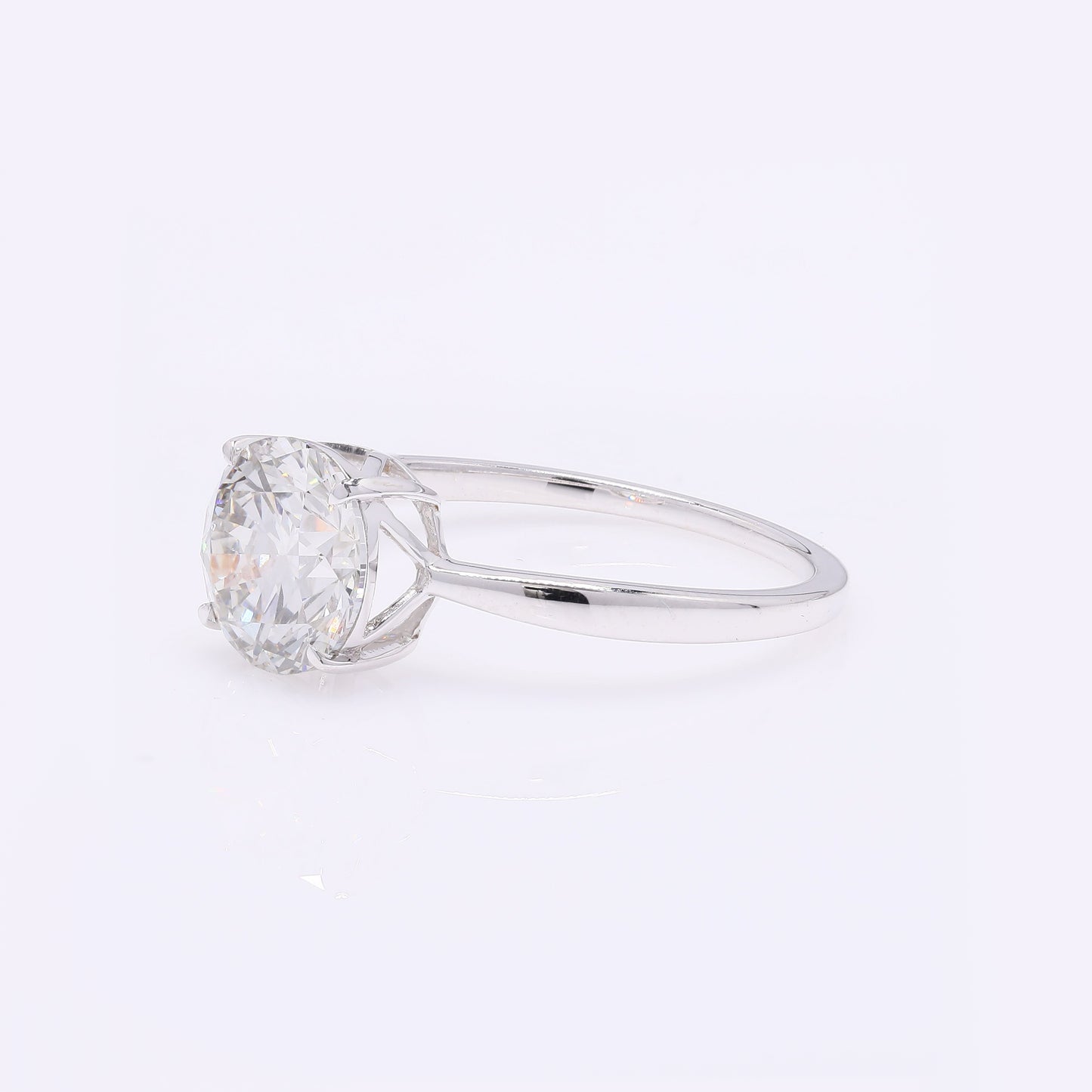 2.09 Carats Lab Grown Diamond 14K Gold Ring