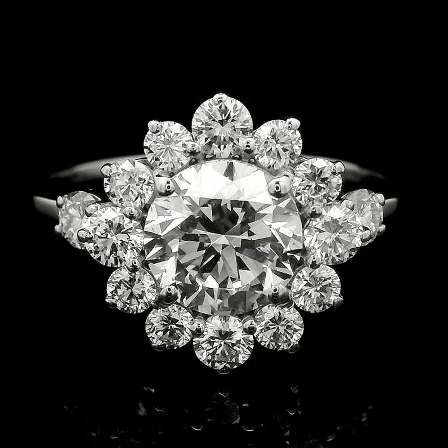 2.05 Carats Lab Grown Diamond 14K Gold Ring
