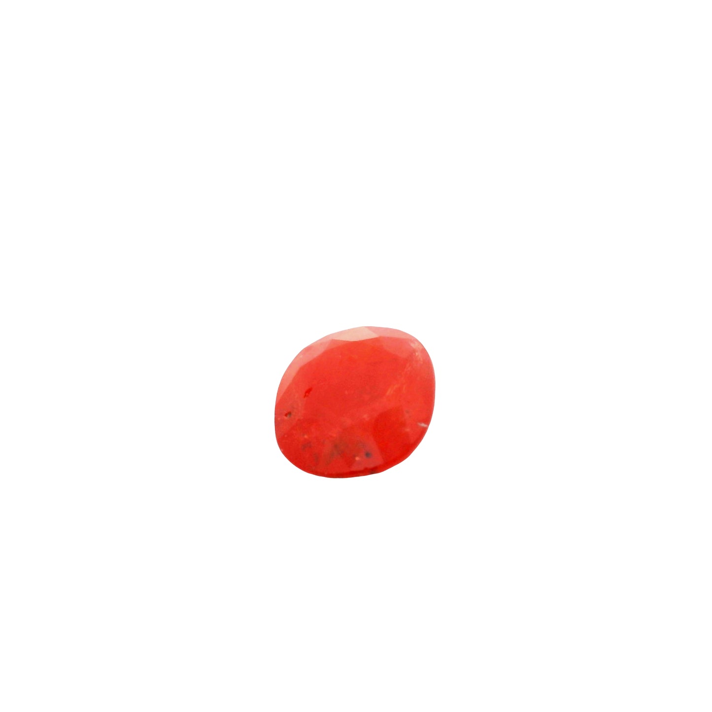 6.02 Orange Sapphire Oval Gemstone