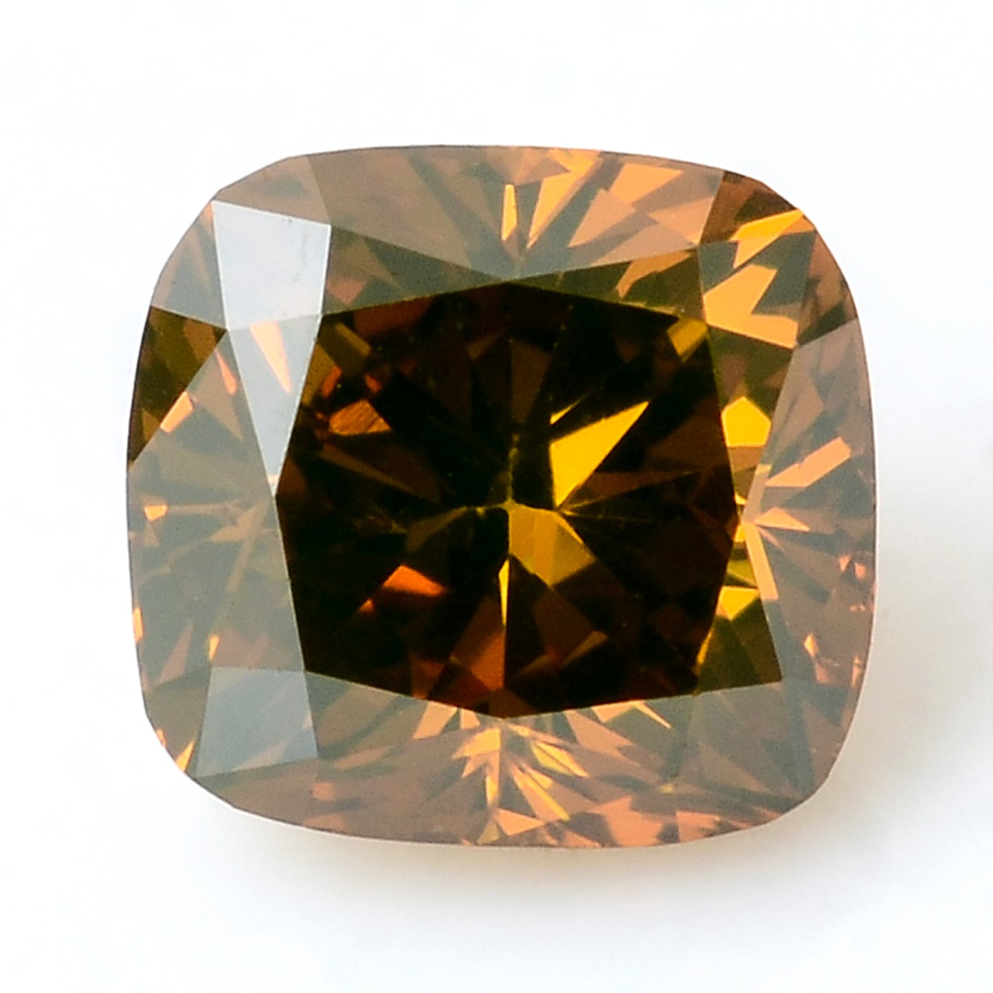 0.44 Carat Red Diamond Cushion Loose Gemstone