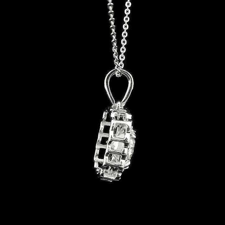 2.17 Carats Lab Grown Diamond 14K Gold Pendant