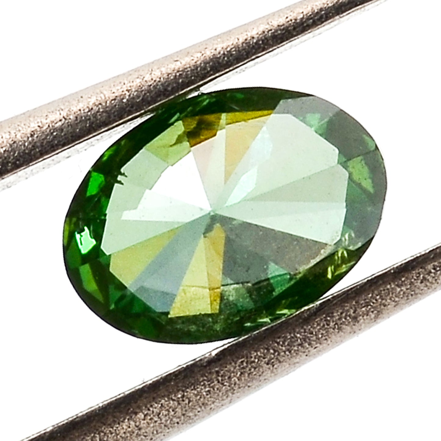 0.35 Green Diamond Oval Loose Diamond