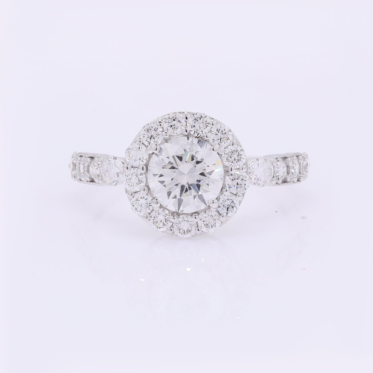 2.02 Carats Lab Grown Diamond 14K Gold Ring