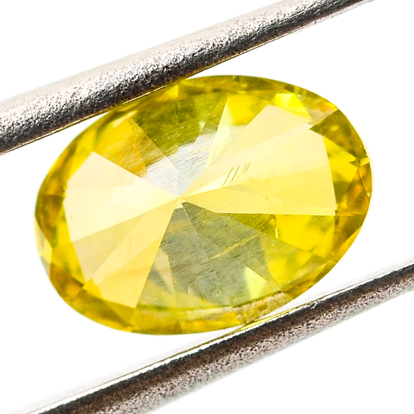 0.54 Yellow Diamond Oval Loose Diamond