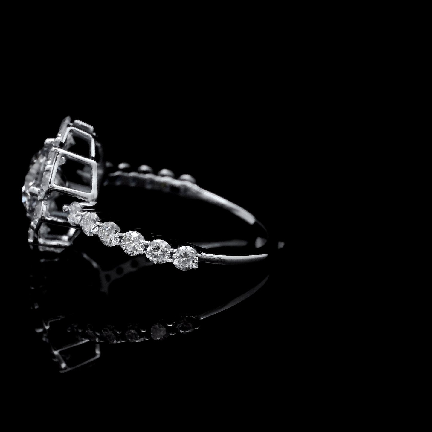 2.13 Carats Lab Grown Diamond 14K Gold Ring