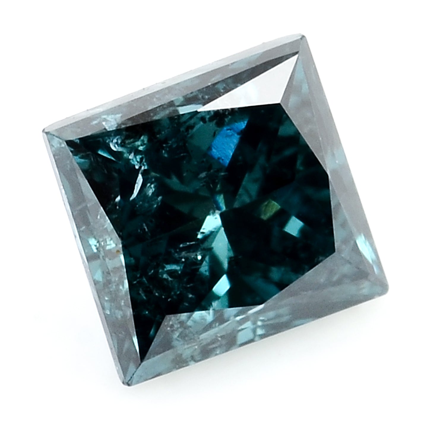 0.24 Blue Diamond Sqaure Loose Gemstone