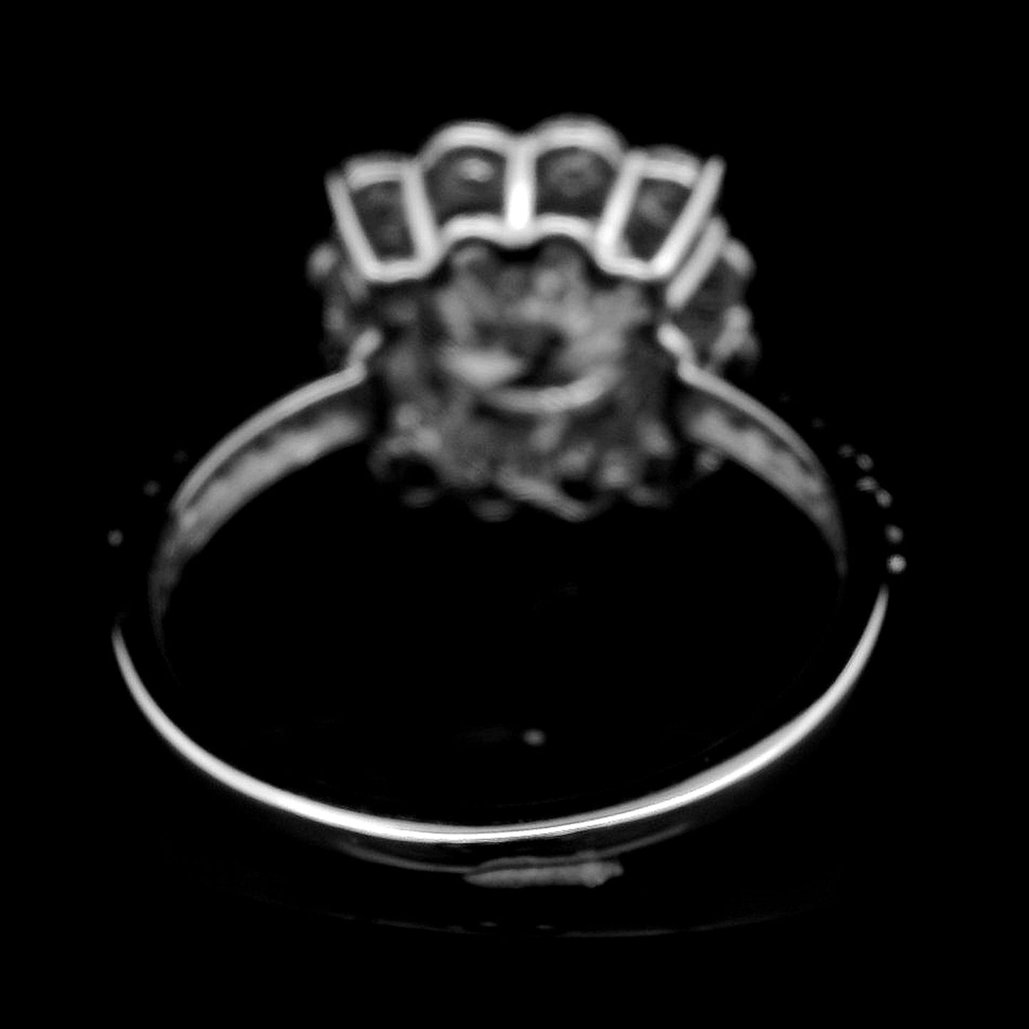 3.18 Carats Lab Grown Diamond 14K Gold Ring