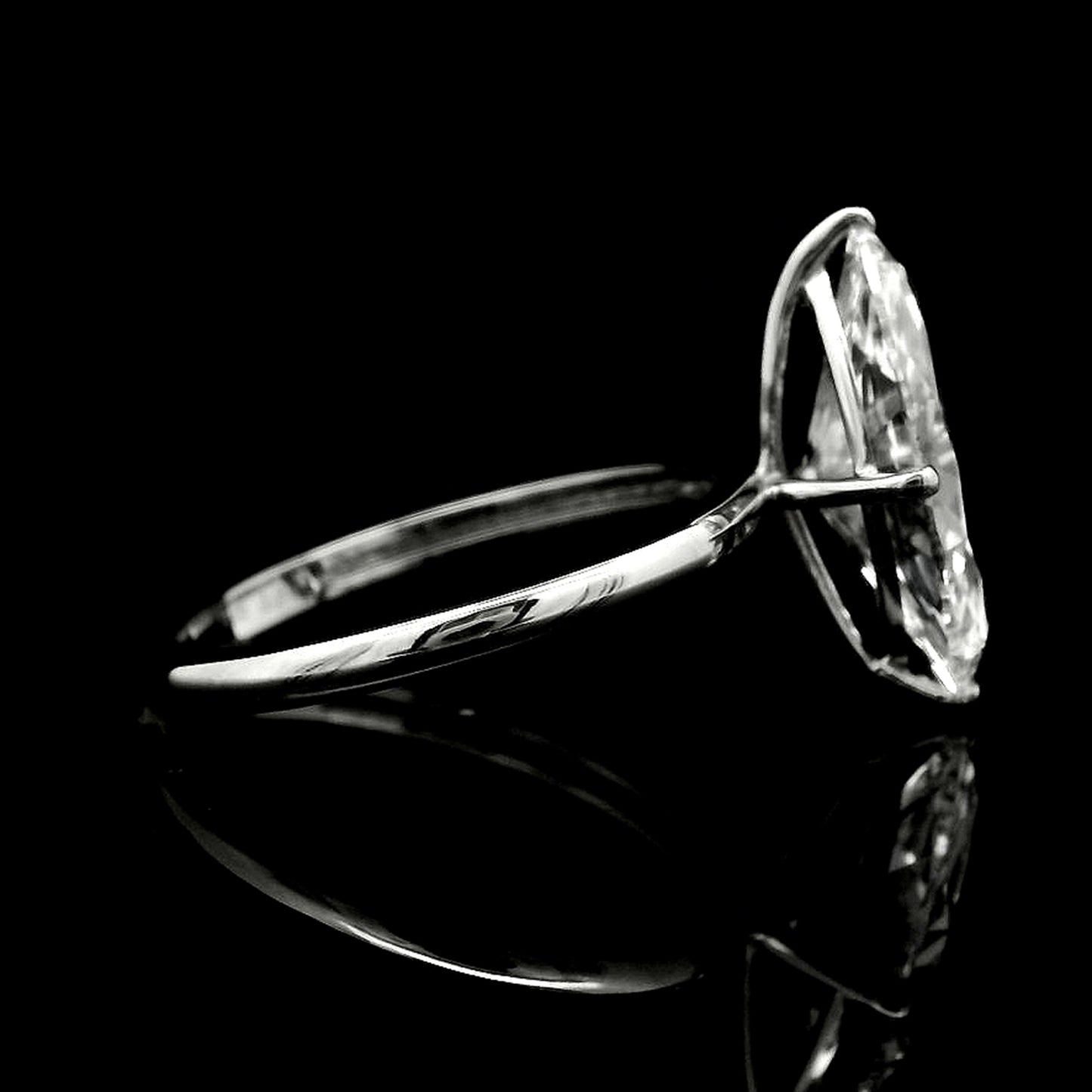 3.03 Carats Lab Grown Diamond 950 Platinum Ring