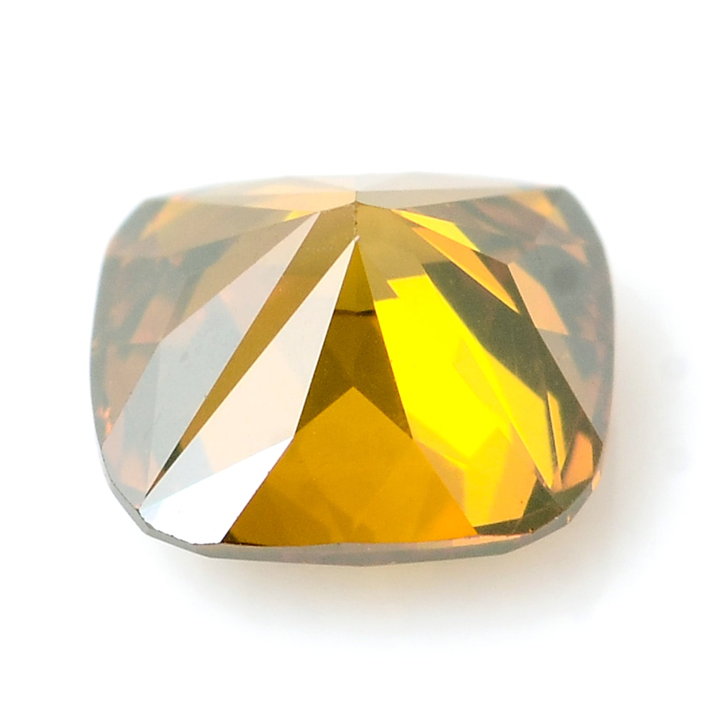 0.44 Carat Red Diamond Cushion Loose Gemstone