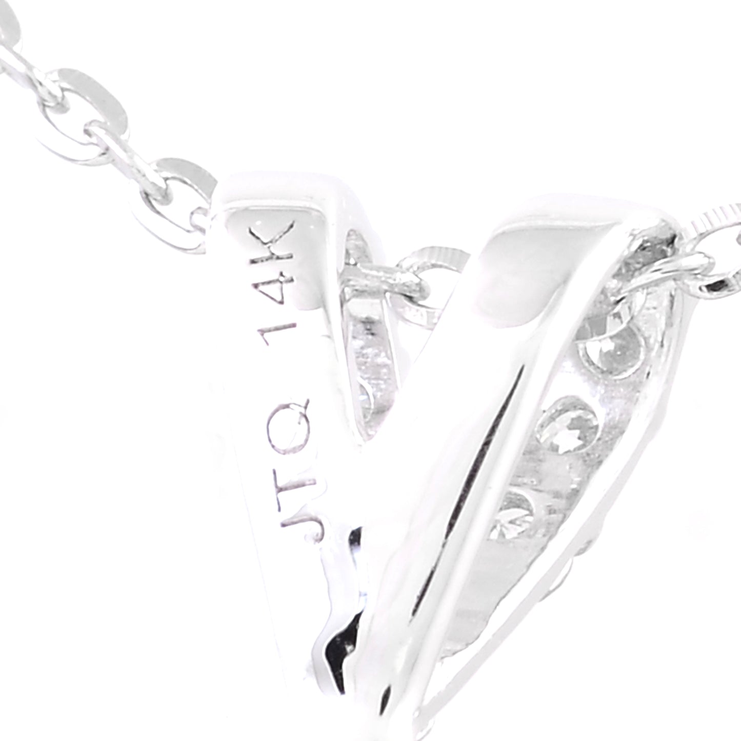 2.98 Carats Lab Grown Diamond 14K Gold Pendant