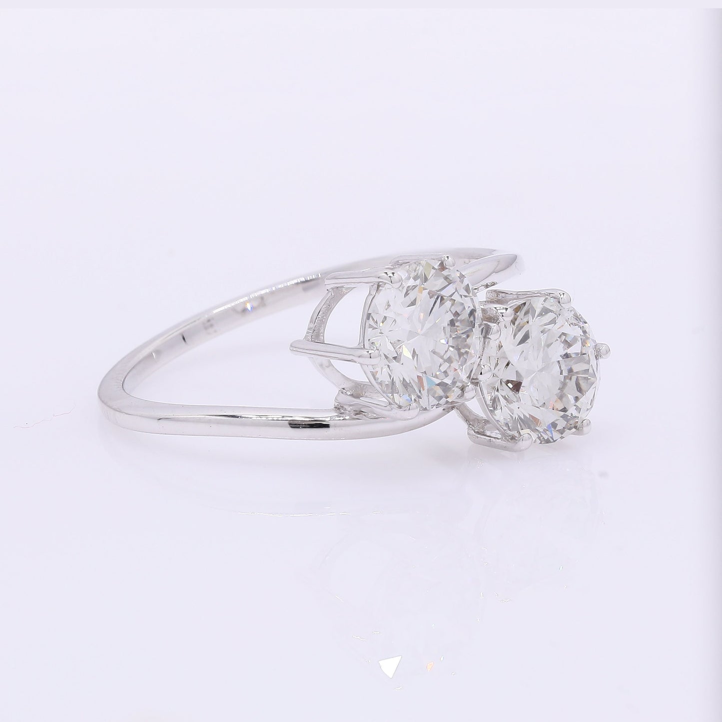 2.16 Carats Lab Grown Diamond 14K Gold Ring