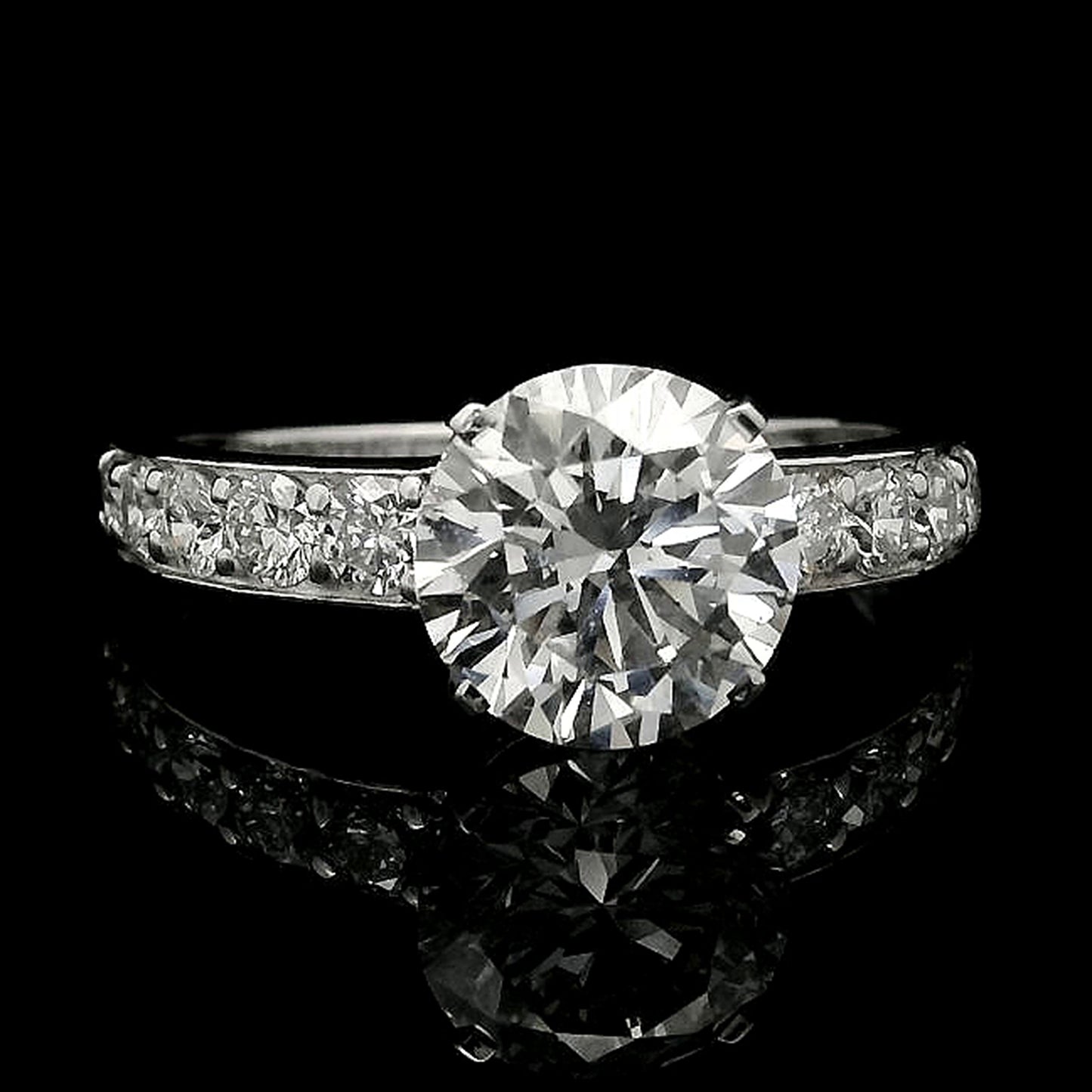 3.00 Carats Lab Grown Diamond 14K Gold Ring