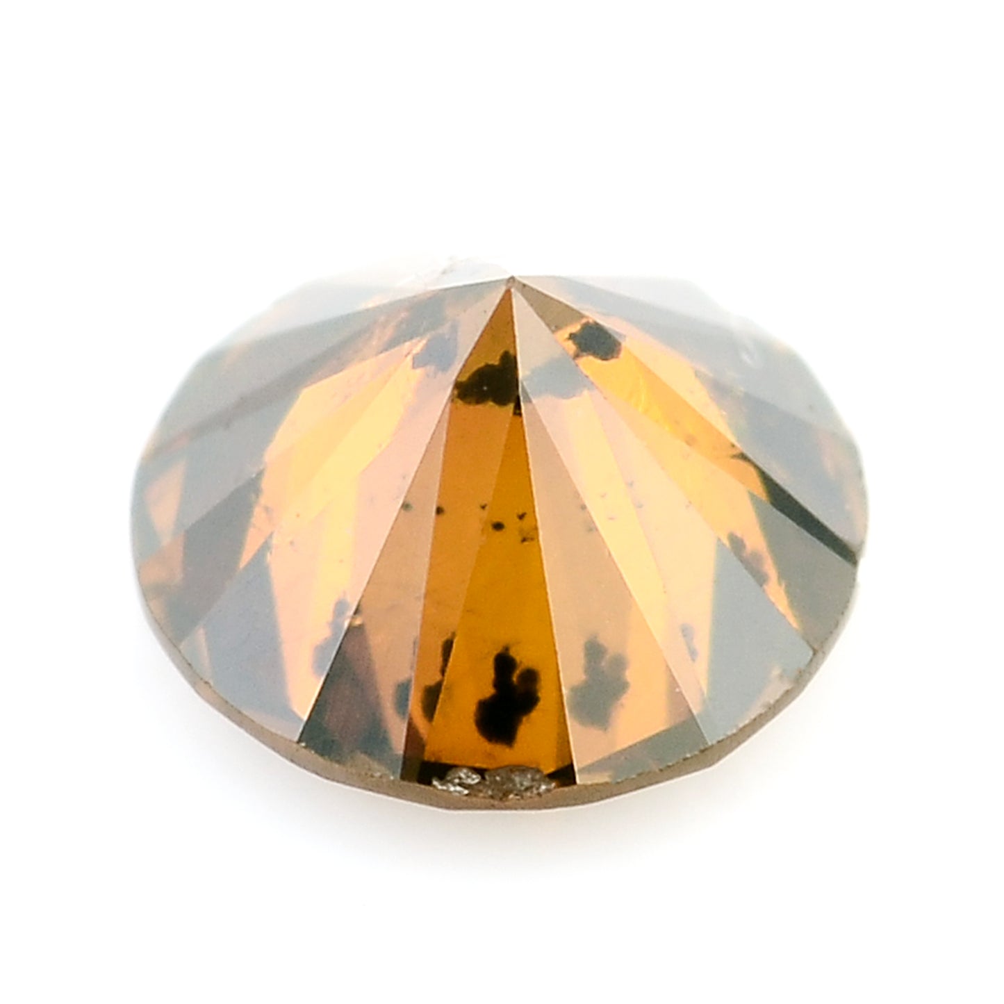 0.25 Red Diamond Round Loose Gemstone
