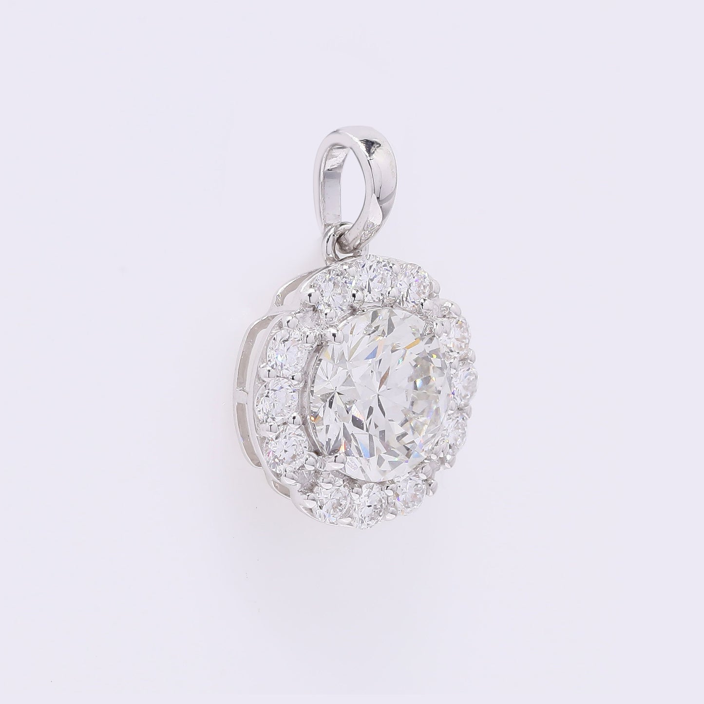 2.02 Carats Lab Grown Diamond 14K Gold Pendant