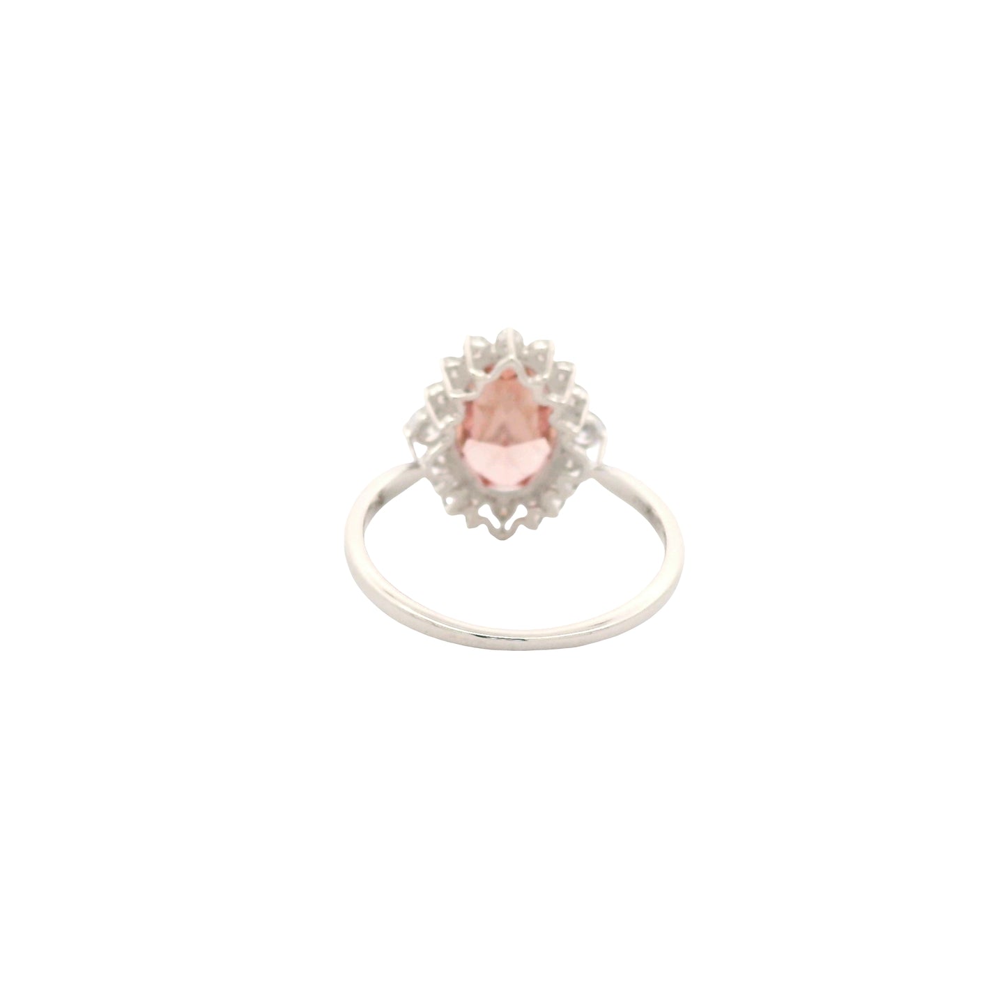 3.55 Carats Pink Lab Grown Diamond 14K Gold Ring