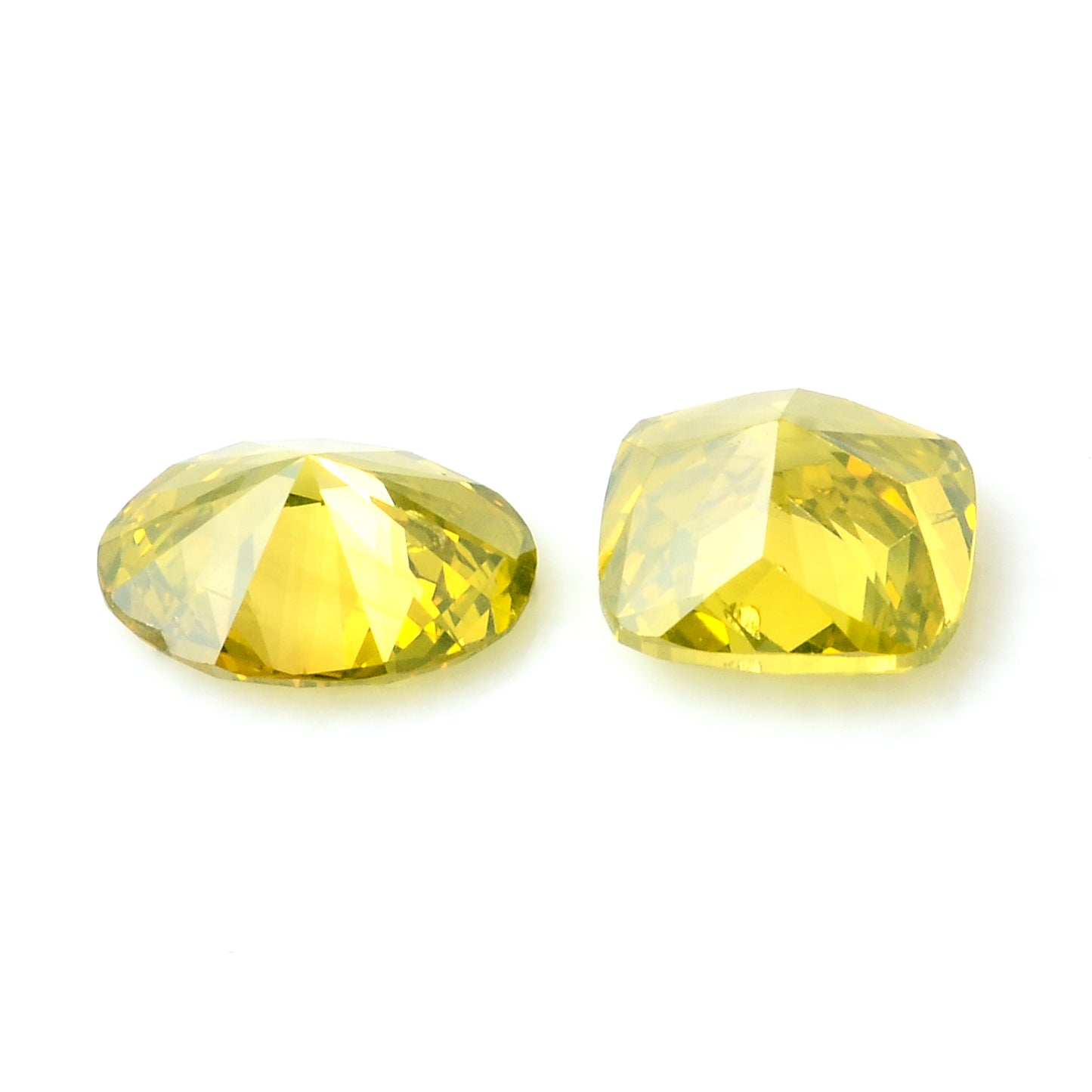 0.81 Carat Yellow Diamond Oval, Octagon Loose Gemstone