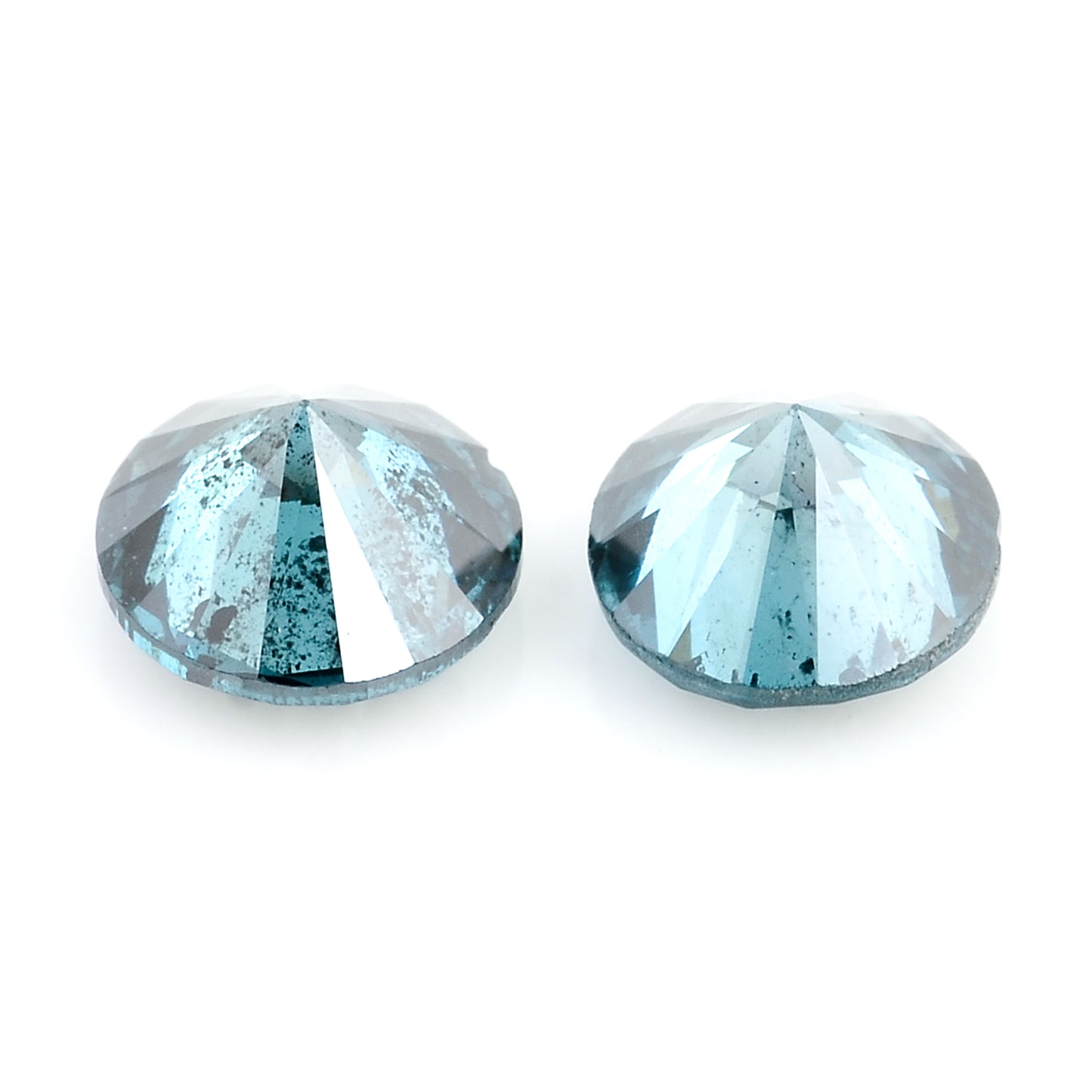 0.77 Blue Diamond Round Loose Gemstone