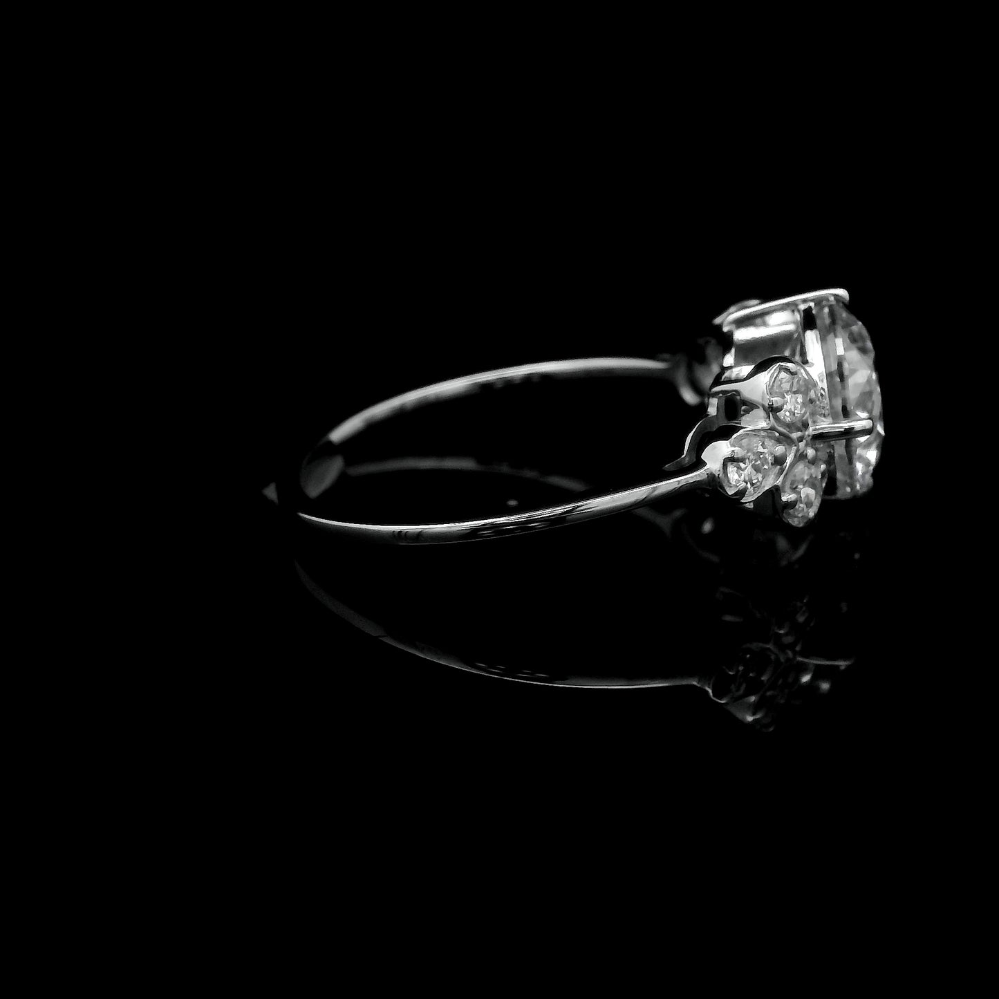 2.27 Ct Round Lab Grown Diamond 14K Gold Ring