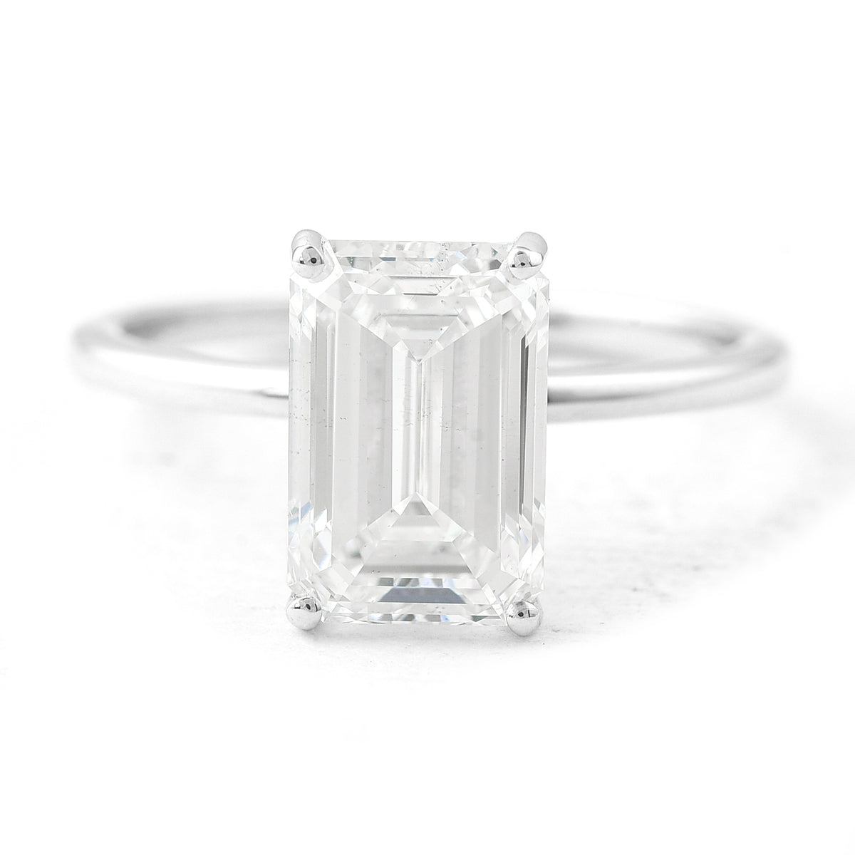 3.00 Carats Lab Grown Diamond 14K Gold Ring