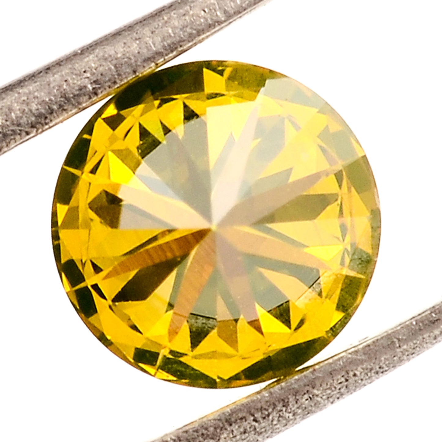 0.51 Yellow Diamond Round Loose Gemstone