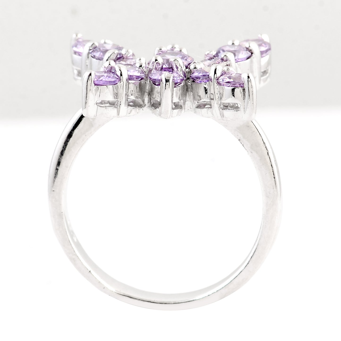 7.37 Ct Cubic Zirconia 925 Sterling Silver Ring