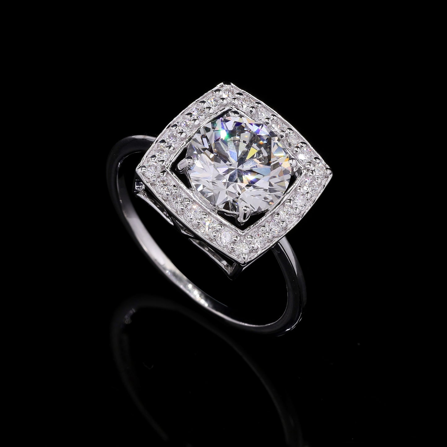 2.38 Carats Lab Grown Diamond 14K Gold Ring