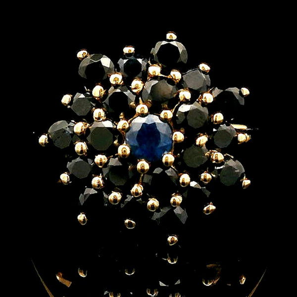 1.84 Ct Round Sapphire 14K Gold Ring