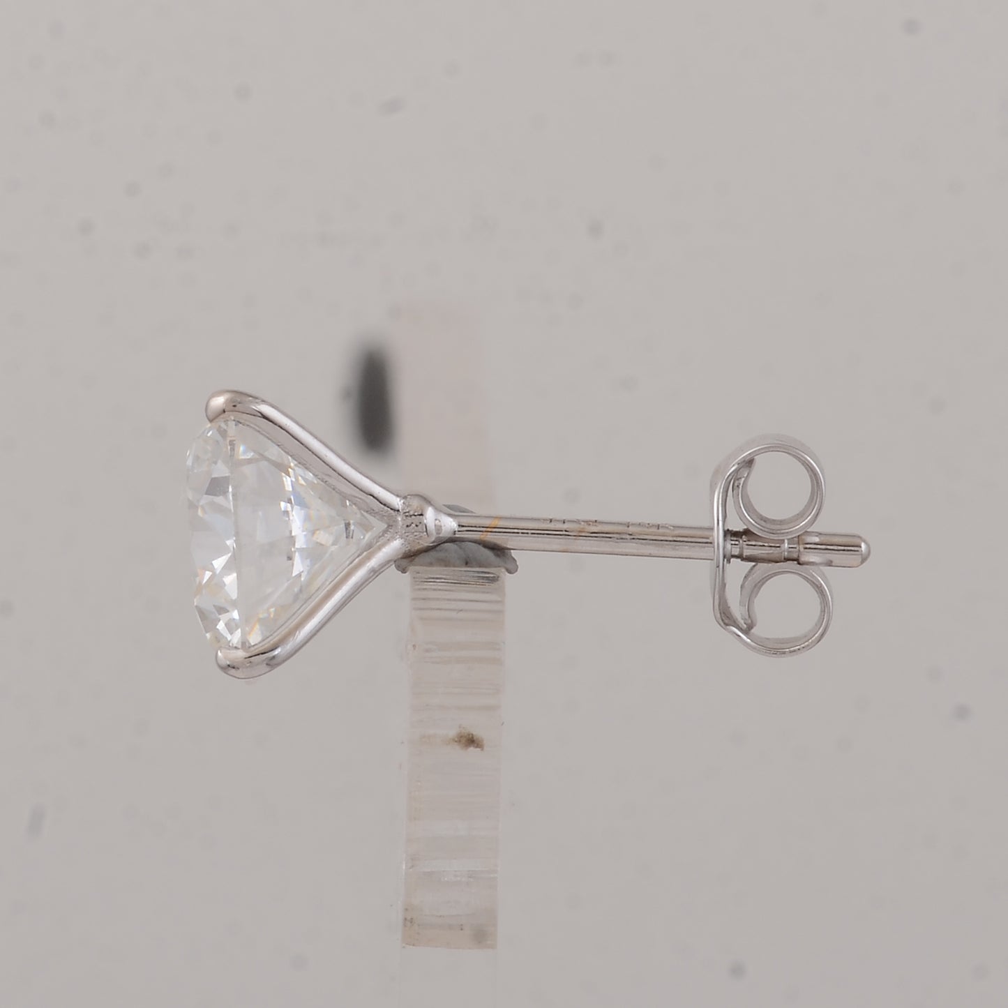 3.06 Carats Lab Grown Diamond 14K Gold Earrings