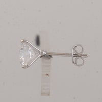 3.06 Carats Lab Grown Diamond 14K Gold Earrings