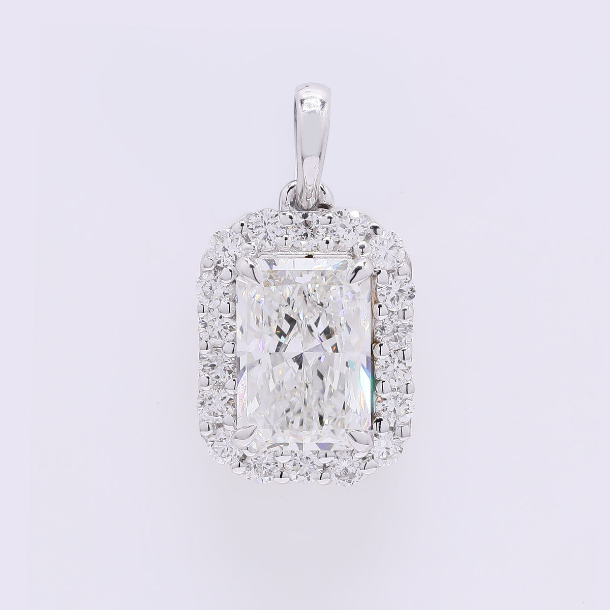 2.36 Carats Lab Grown Diamond 14K Gold Pendant