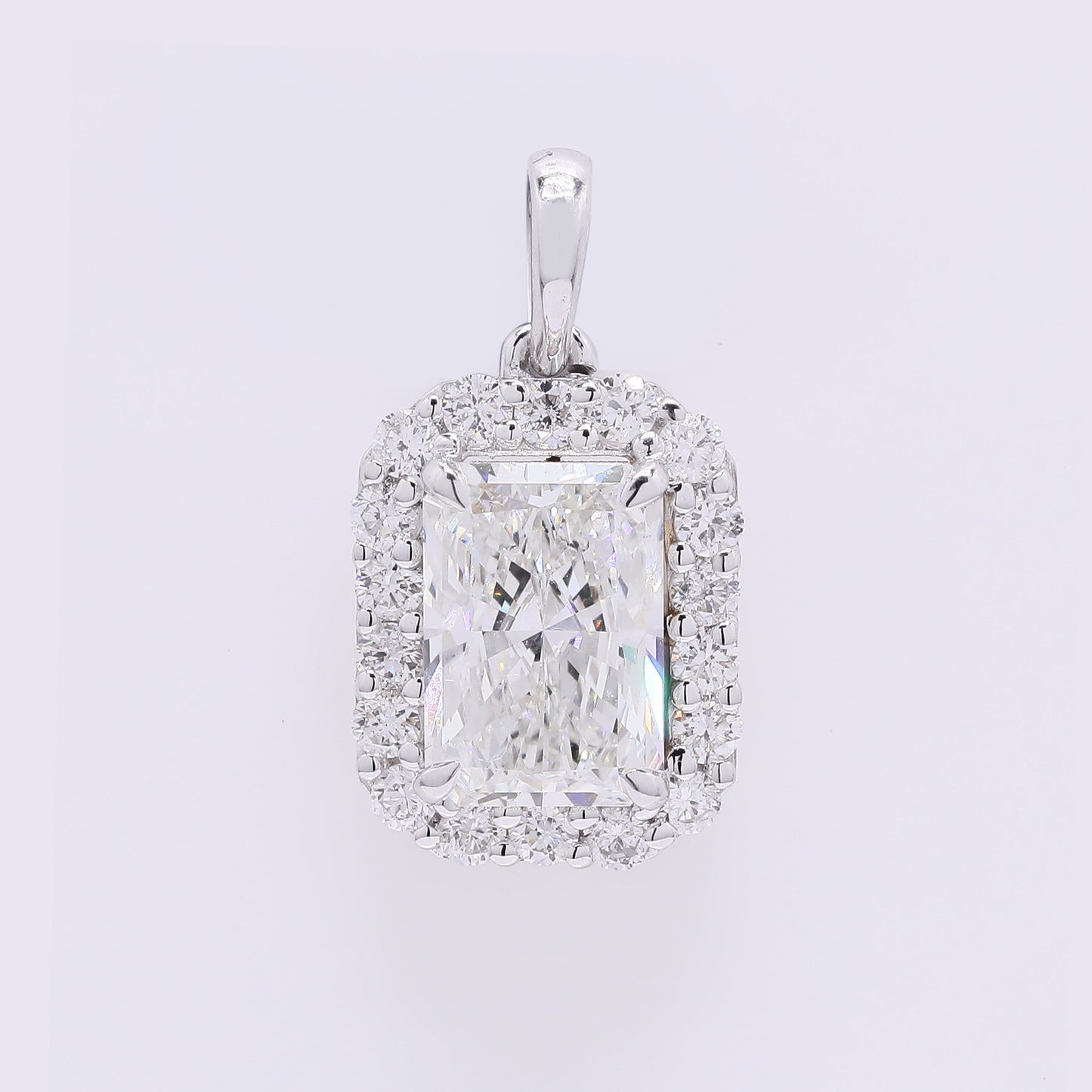 2.36 Carats Lab Grown Diamond 14K Gold Pendant