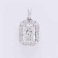 2.36 Carats Lab Grown Diamond 14K Gold Pendant