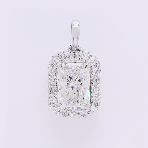 2.36 Carats Lab Grown Diamond 14K Gold Pendant