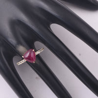 2.59 Ct Heart Tourmaline 9K Gold Ring
