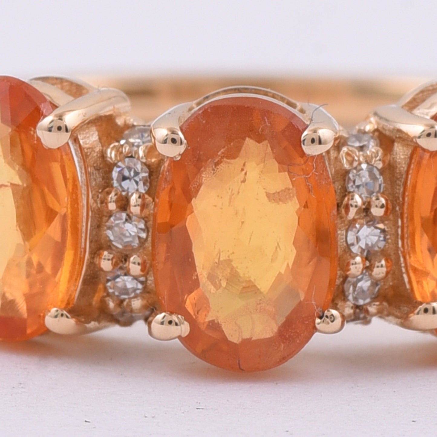 1.57 Ct Oval Natural Yellow Sapphire 14K Gold Ring